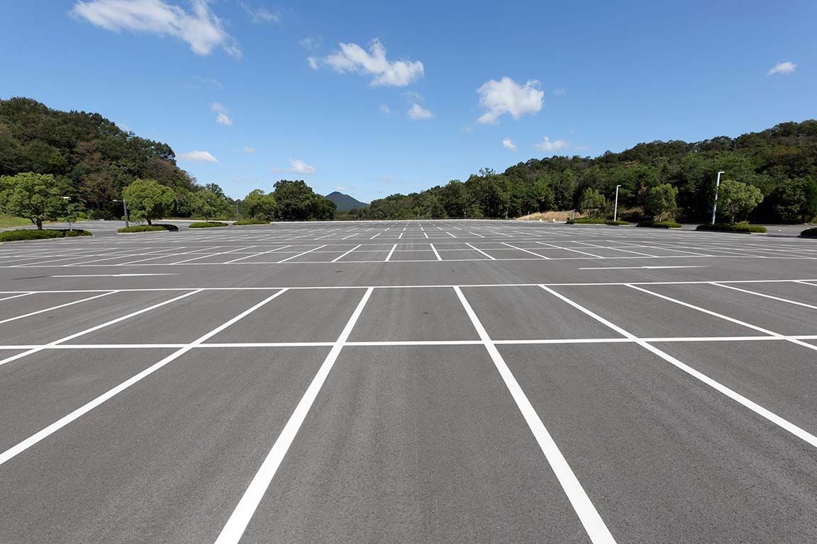 Parking Lot Paving & Construction Project with Posillico Materials' 3/8" Roadway & Parking Lot Mix